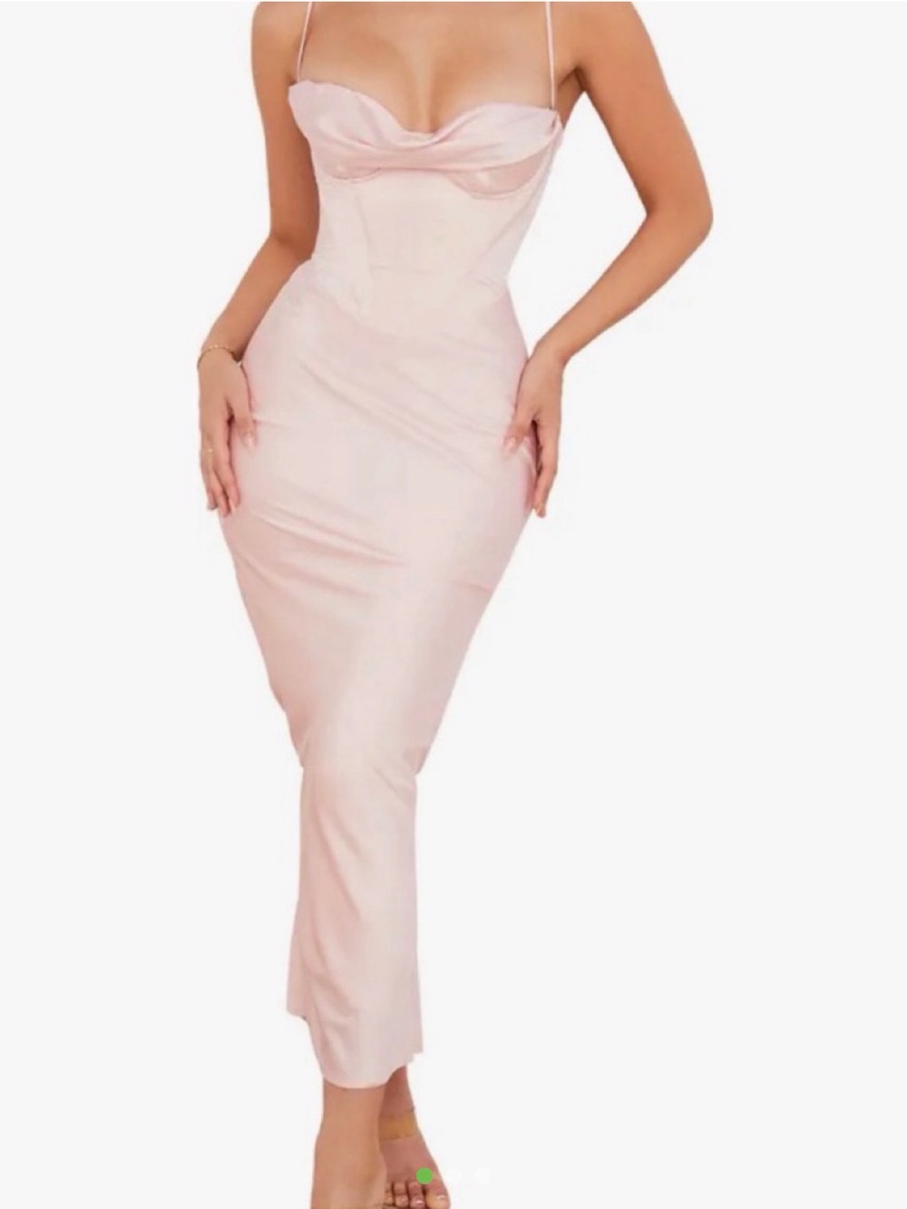 House of CB Charmaine Corset Dress - Size 4-6, Pink